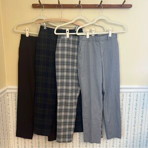 BUNDLE OF 4 Uniqlo Trouser Pants (Size S)